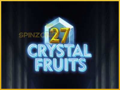 27 Crystal Fruits màquina de joc per diners