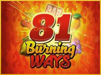 81 Burning Ways màquina de joc per diners