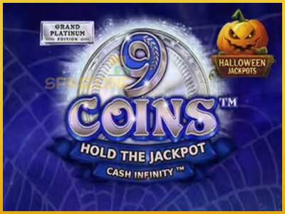 9 Coins Grand Platinum Edition Halloween Jackpot màquina de joc per diners