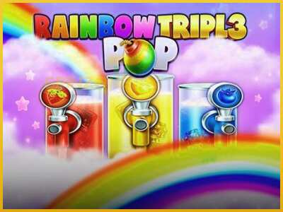 Rainbow Triple Pop màquina de joc per diners