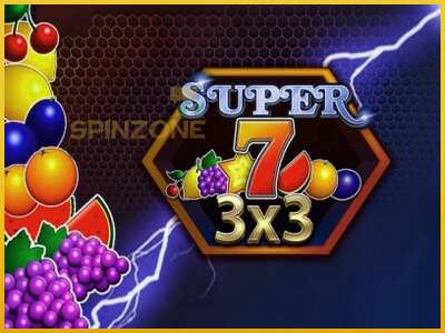 Super 7 3x3 màquina de joc per diners