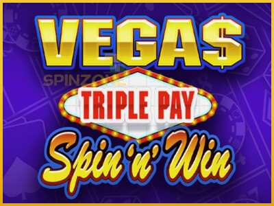 Vegas Triple Pay Spin n Win màquina de joc per diners