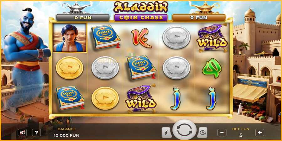 Aladdin Coin Chase màquina de joc per diners, imatge 1