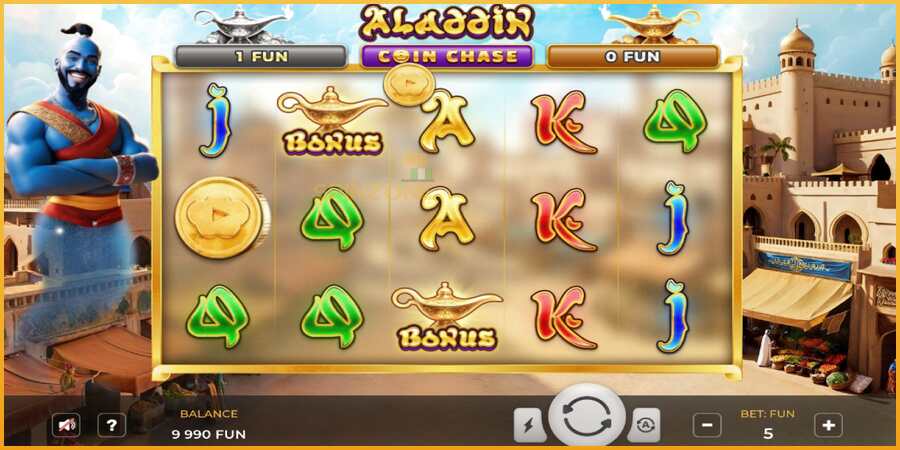 Aladdin Coin Chase màquina de joc per diners, imatge 2