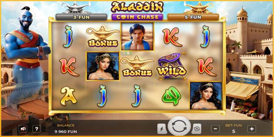 Aladdin Coin Chase màquina de joc per diners, imatge 3