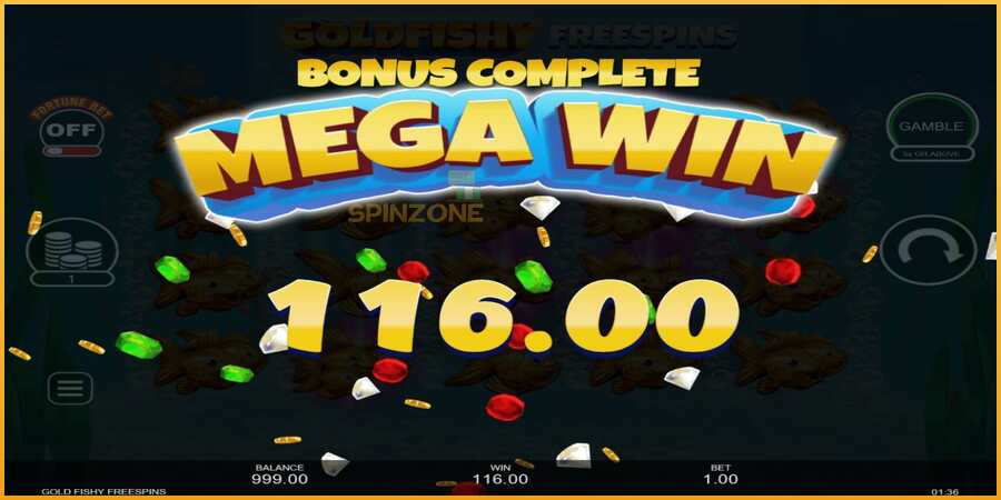 Gold Fishy Free Spins màquina de joc per diners, imatge 3