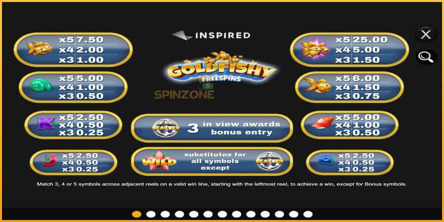 Gold Fishy Free Spins màquina de joc per diners, imatge 4