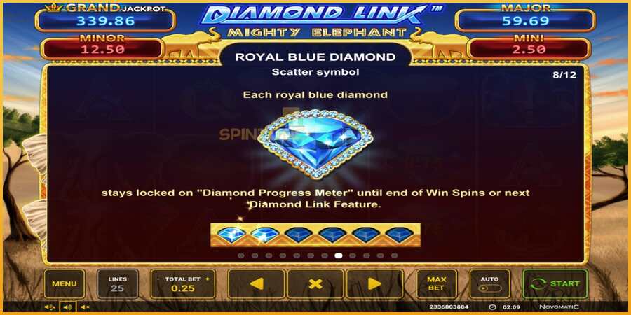 Diamond Link: Mighty Elephant màquina de joc per diners, imatge 6