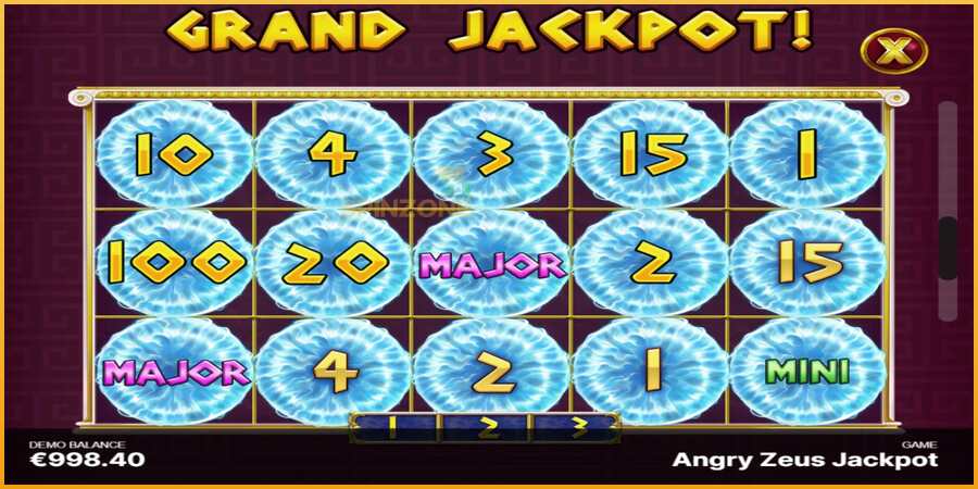 Angry Zeus Jackpot màquina de joc per diners, imatge 7