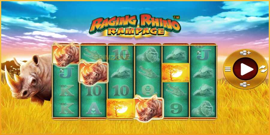 Raging Rhino Rampage màquina de joc per diners, imatge 2