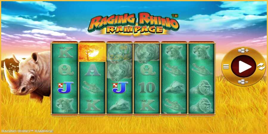 Raging Rhino Rampage màquina de joc per diners, imatge 3