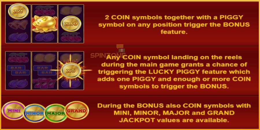 Lucky Piggies 2 Hold & Win màquina de joc per diners, imatge 5