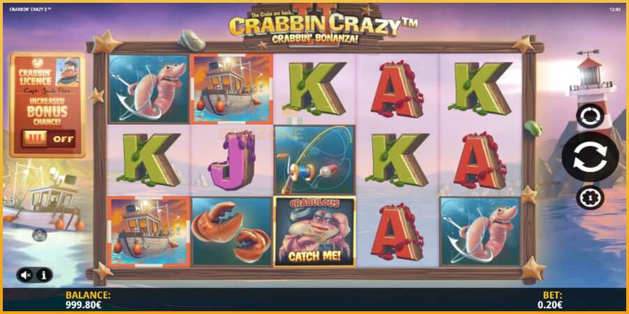 Crabbin Crazy 2 màquina de joc per diners, imatge 2