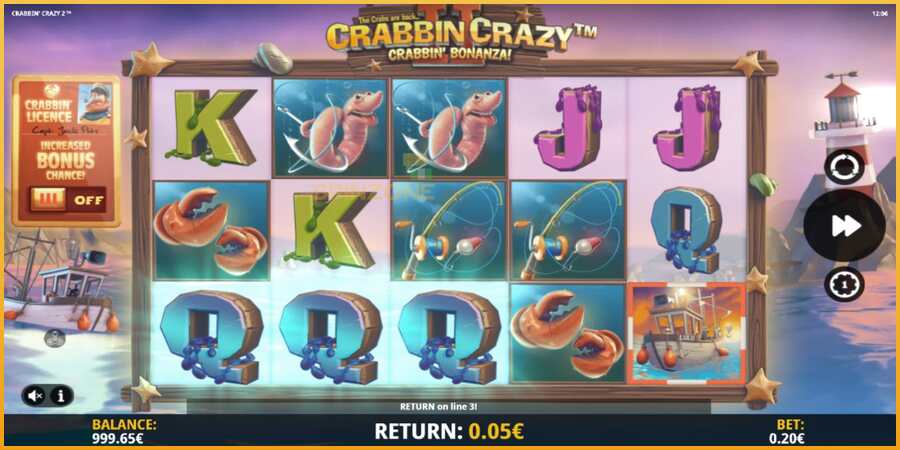 Crabbin Crazy 2 màquina de joc per diners, imatge 3