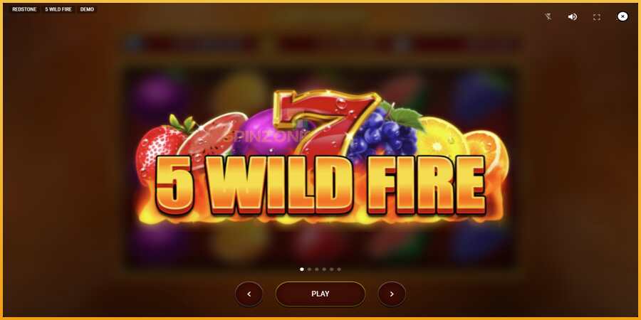 5 Wild Fire màquina de joc per diners, imatge 1