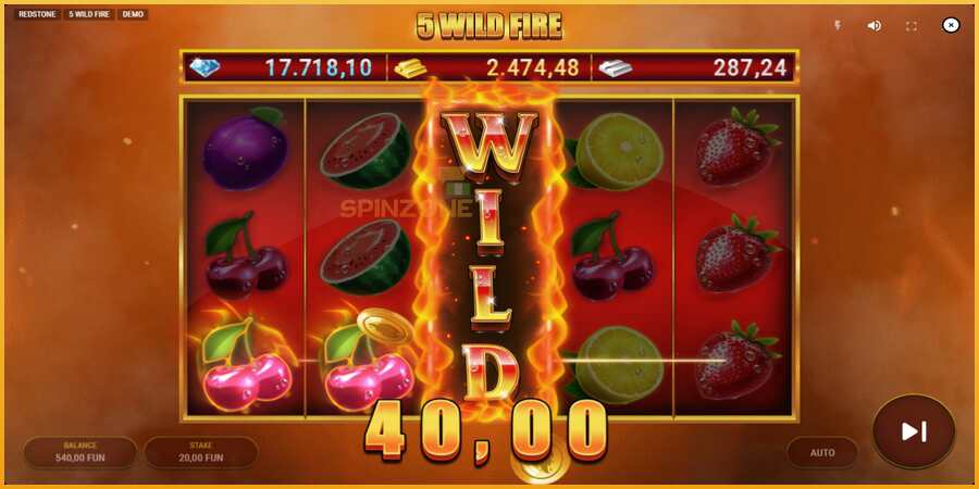 5 Wild Fire màquina de joc per diners, imatge 3