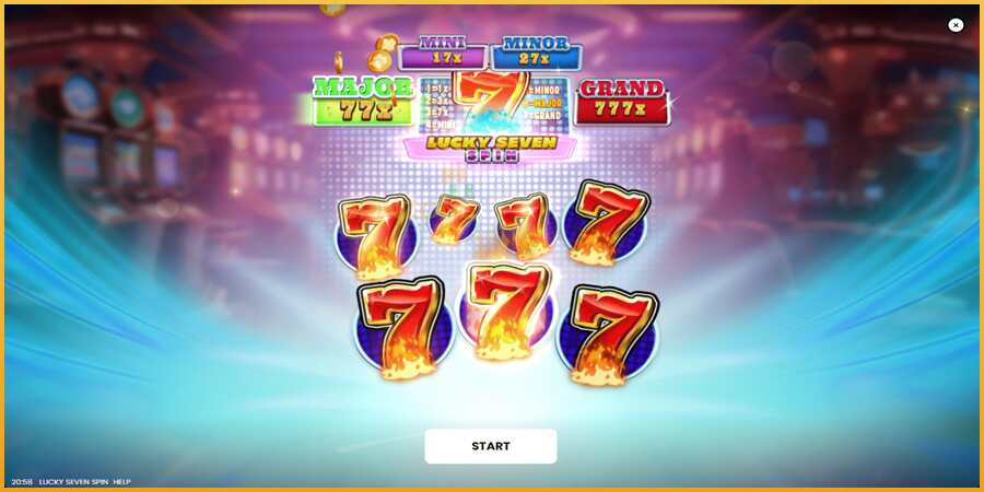 Lucky Seven Spin màquina de joc per diners, imatge 1