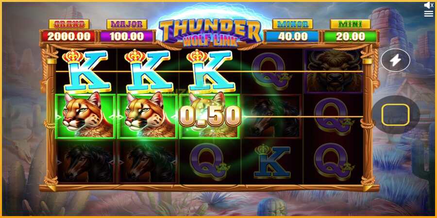 Thunder Wolf Link màquina de joc per diners, imatge 2