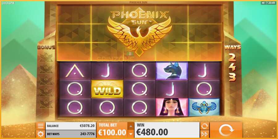 Phoenix Sun màquina de joc per diners, imatge 1