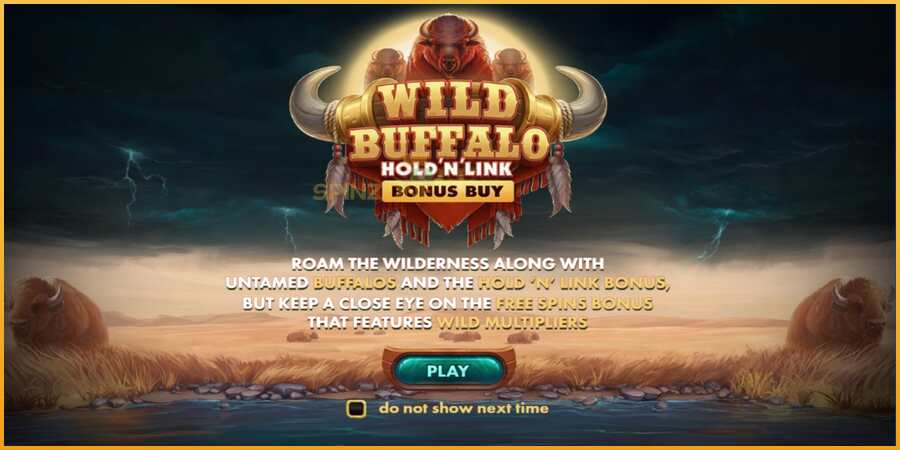 Wild Buffalo Hold N Link Bonus Buy màquina de joc per diners, imatge 1