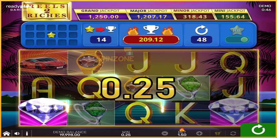 Reels 2 Riches with Reel Bingo màquina de joc per diners, imatge 2