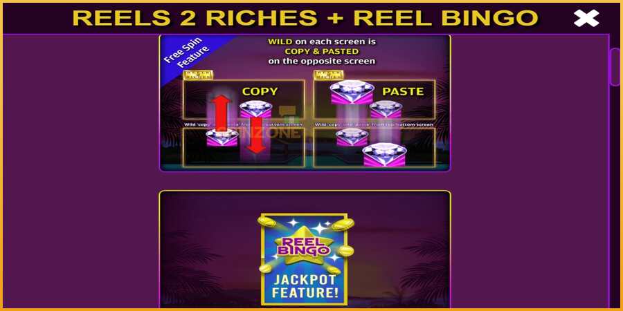 Reels 2 Riches with Reel Bingo màquina de joc per diners, imatge 5