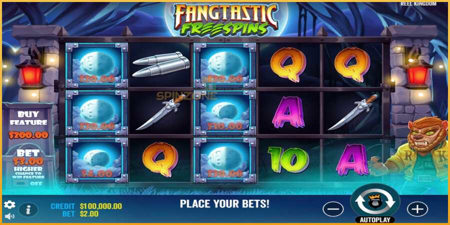 Fangtastic Freespins màquina de joc per diners, imatge 2