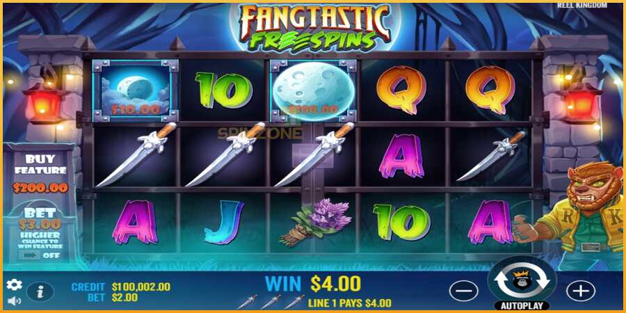 Fangtastic Freespins màquina de joc per diners, imatge 3