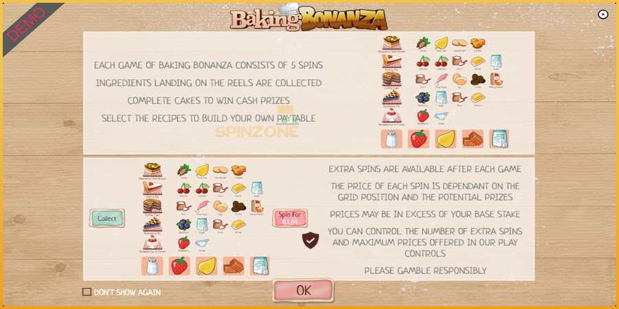 Baking Bonanza màquina de joc per diners, imatge 1