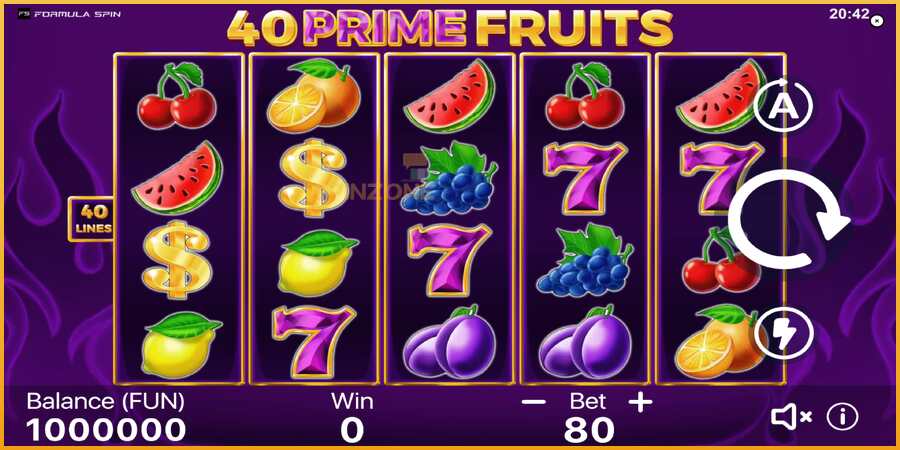 40 Prime Fruits màquina de joc per diners, imatge 2