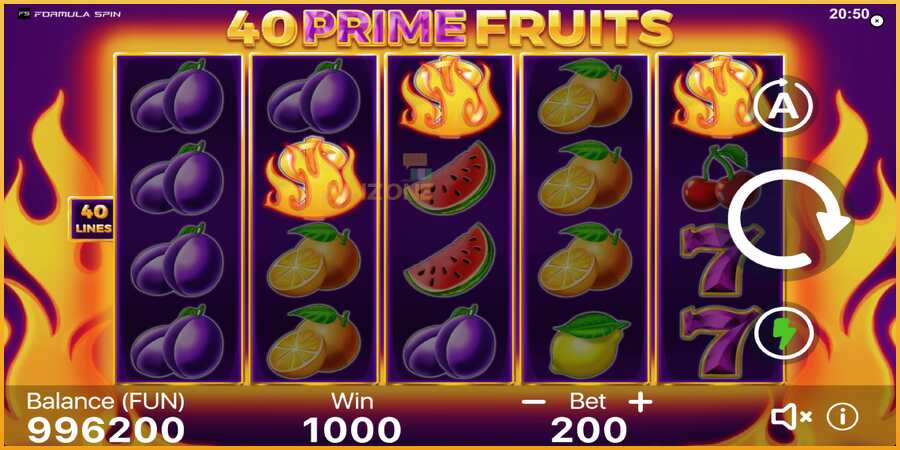 40 Prime Fruits màquina de joc per diners, imatge 3