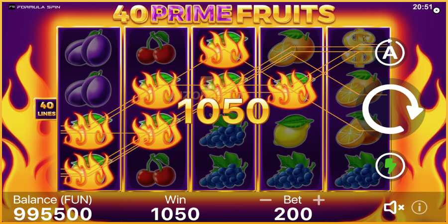 40 Prime Fruits màquina de joc per diners, imatge 4