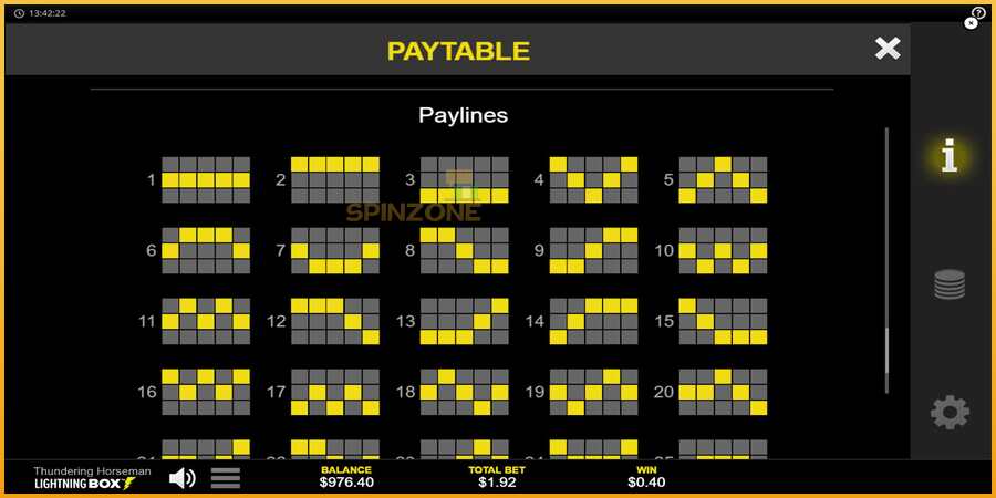 Thundering Horseman màquina de joc per diners, imatge 6