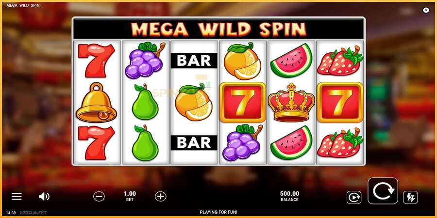 Mega Wild Spin màquina de joc per diners, imatge 1