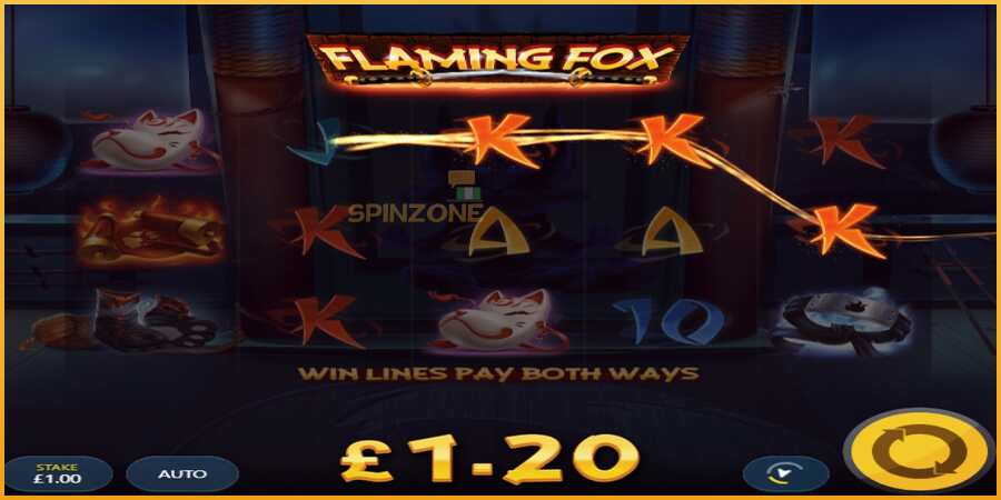 Flaming Fox màquina de joc per diners, imatge 3