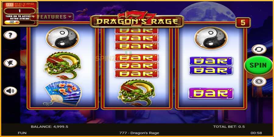 777 - Dragons Rage màquina de joc per diners, imatge 2