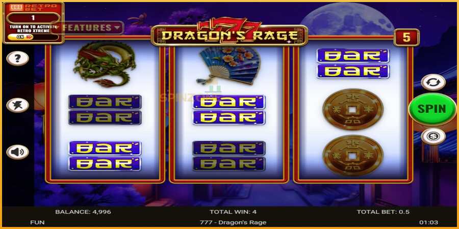 777 - Dragons Rage màquina de joc per diners, imatge 3