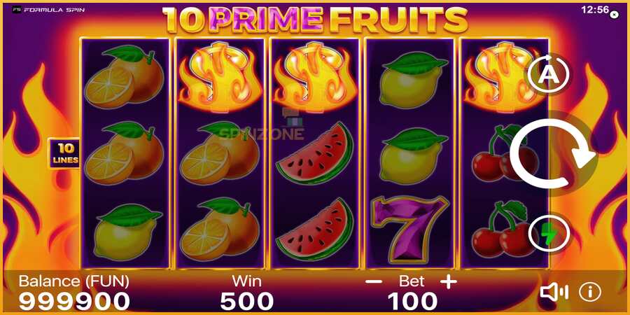 10 Prime Fruits màquina de joc per diners, imatge 2