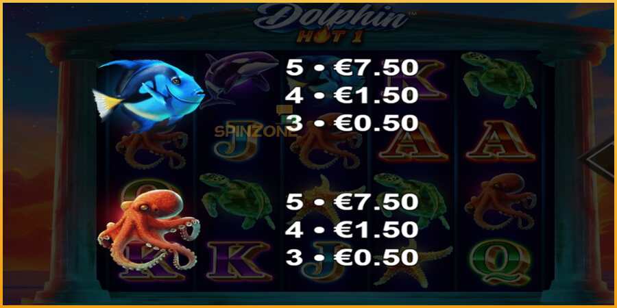 Dolphin Hot 1 màquina de joc per diners, imatge 5