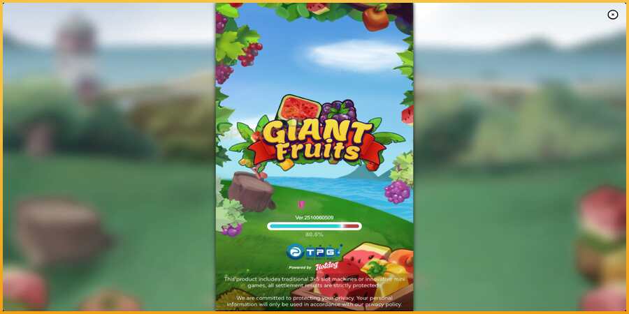 Giant Fruits màquina de joc per diners, imatge 1