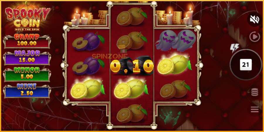 Spooky Coin Hold The Spin màquina de joc per diners, imatge 3