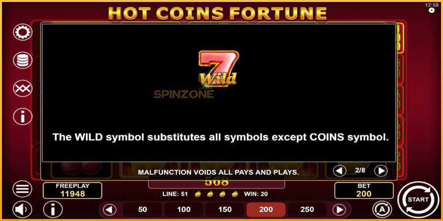 Hot Coins Fortune màquina de joc per diners, imatge 6