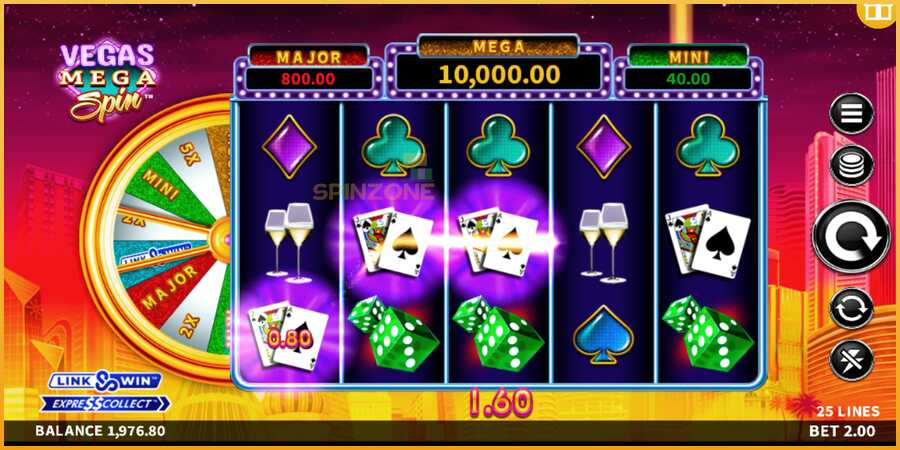 Vegas Mega Spin màquina de joc per diners, imatge 5