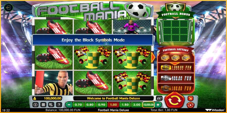 Football Mania Deluxe màquina de joc per diners, imatge 2