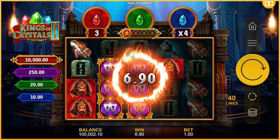 Kings of Crystals II Power Combo màquina de joc per diners, imatge 4