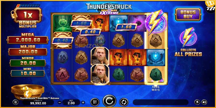 Thunderstruck Gold Blitz Extreme màquina de joc per diners, imatge 2