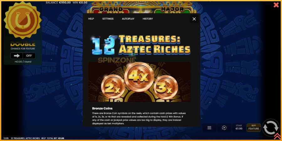 12 Treasures: Aztec Riches màquina de joc per diners, imatge 5