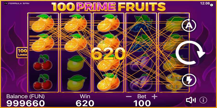 100 Prime Fruits màquina de joc per diners, imatge 4