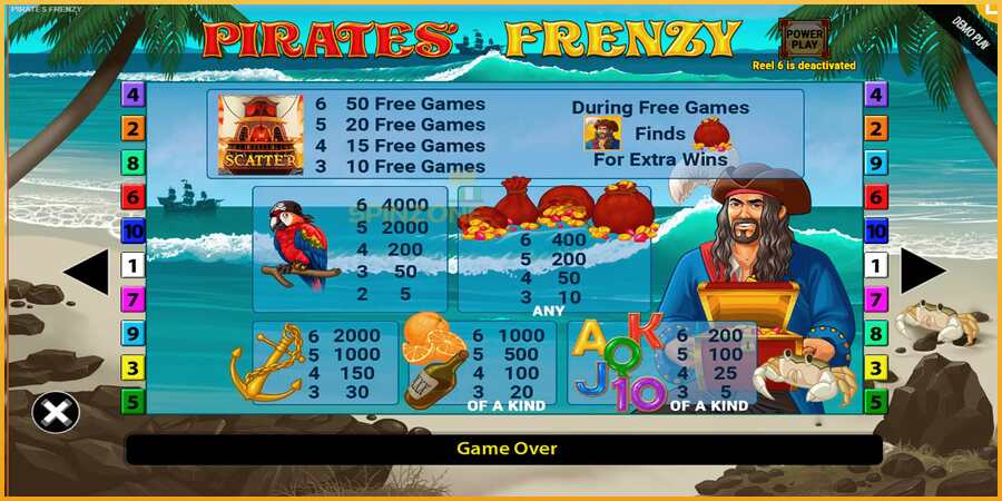 Pirates Frenzy màquina de joc per diners, imatge 6