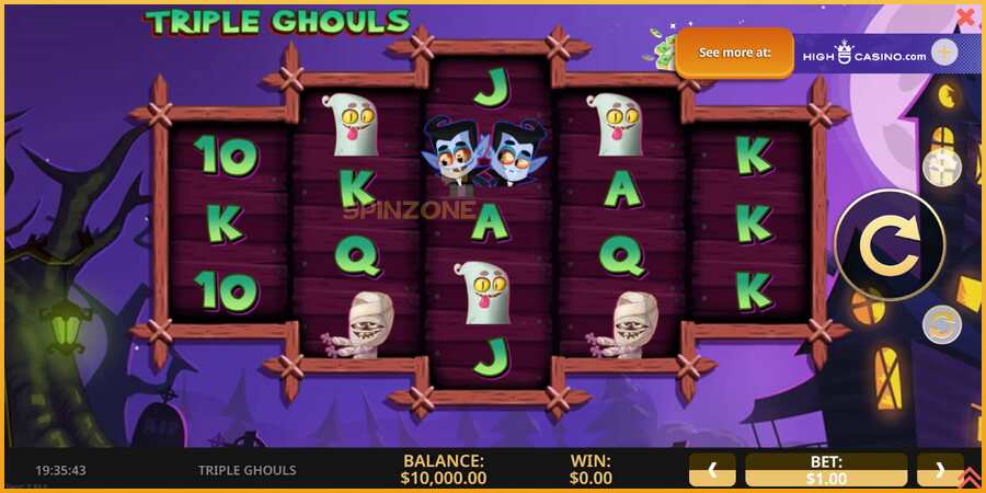 Triple Ghouls màquina de joc per diners, imatge 1